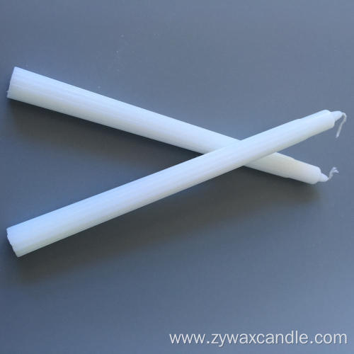 WHITE CLASSIC STICK CANDLES PLASTIC BAG AFRICA